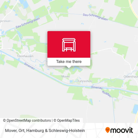 Mover, Ort map