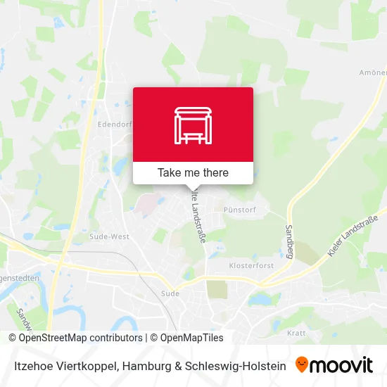 Itzehoe Viertkoppel map
