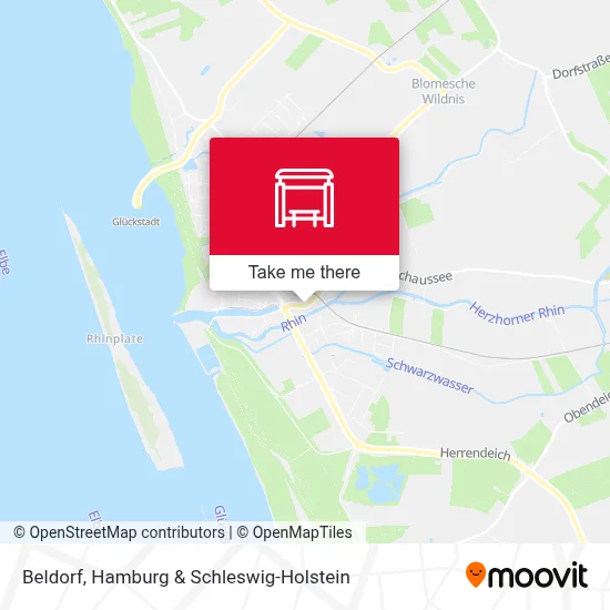 Beldorf map