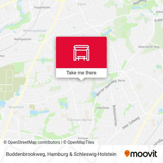 Buddenbrookweg map