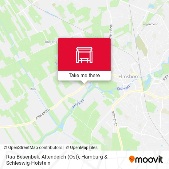 Raa-Besenbek, Altendeich (Ost) map