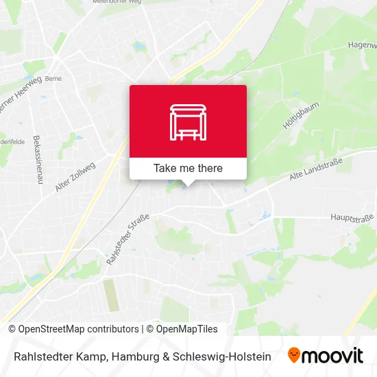 Rahlstedter Kamp map