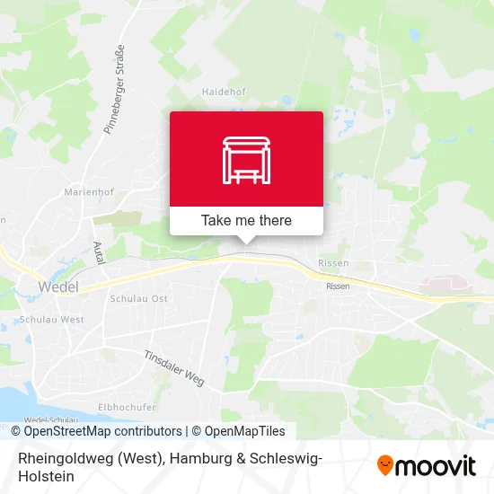Rheingoldweg (West) map