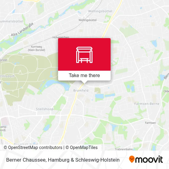 Berner Chaussee map
