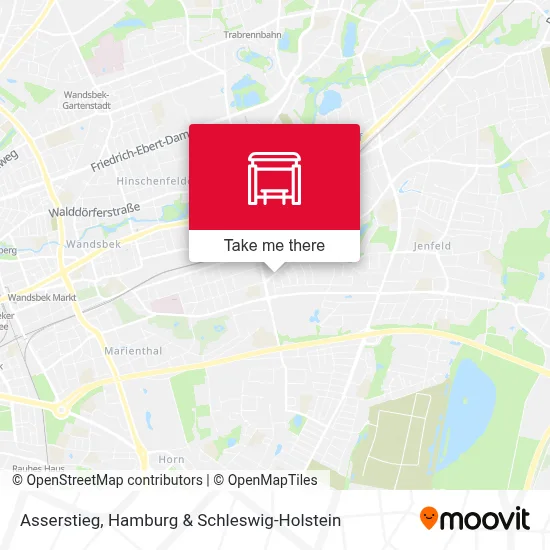 Asserstieg map