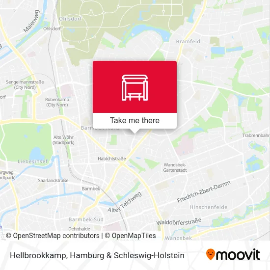 Hellbrookkamp map