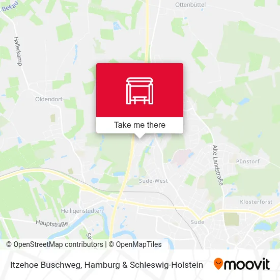 Itzehoe Buschweg map