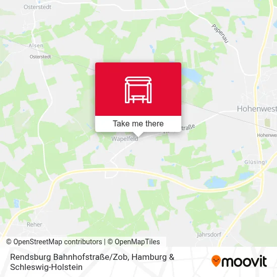 Rendsburg Bahnhofstraße/Zob map