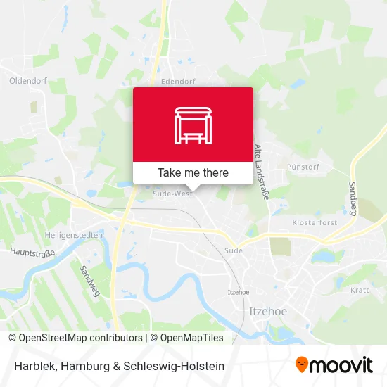 Harblek map