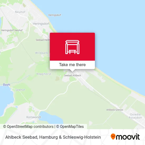 Ahlbeck Seebad map