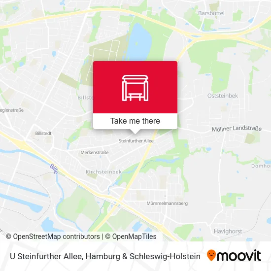 Карта U Steinfurther Allee