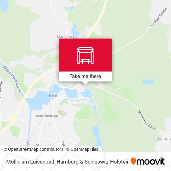 Mölln, am Luisenbad map