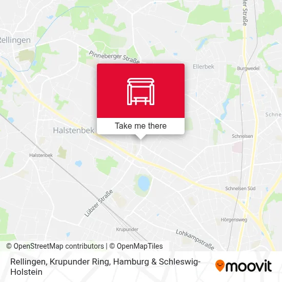 Rellingen, Krupunder Ring map