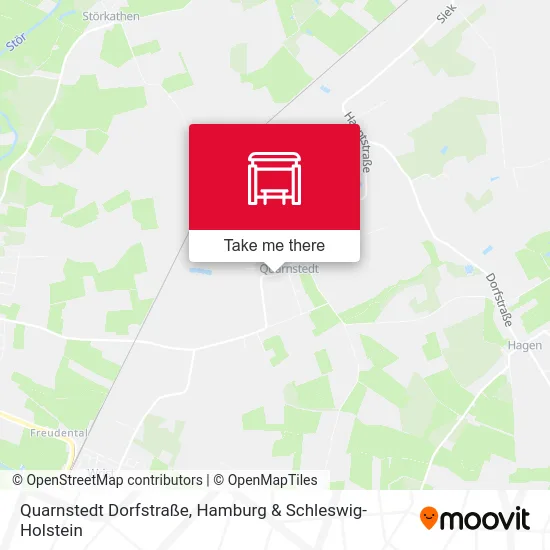 Карта Quarnstedt Dorfstraße