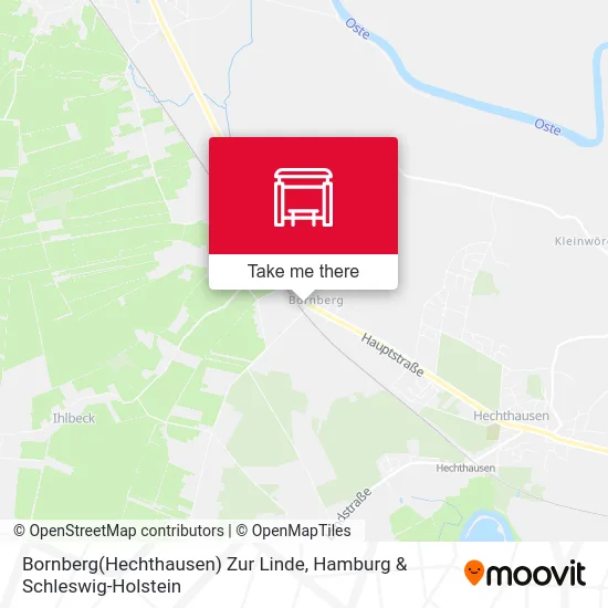 Карта Bornberg(Hechthausen) Zur Linde