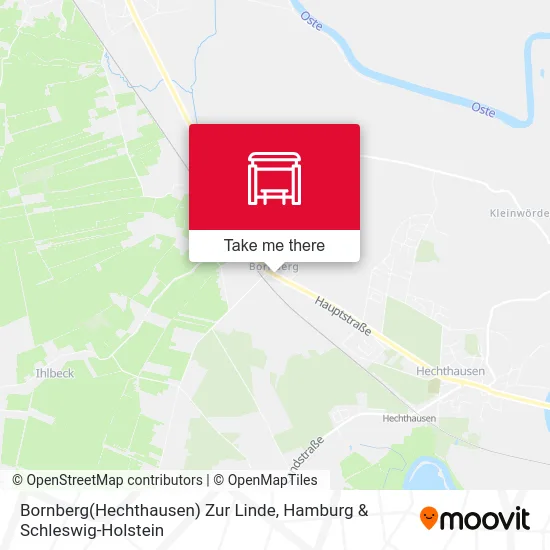 Карта Bornberg(Hechthausen) Zur Linde
