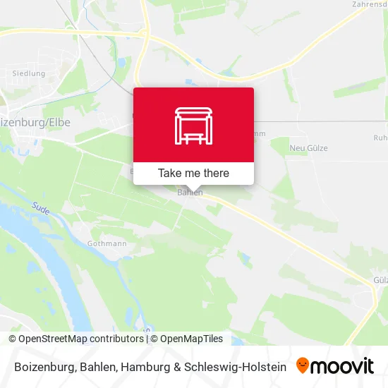 Карта Boizenburg, Bahlen