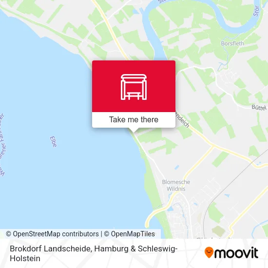 Карта Brokdorf Landscheide