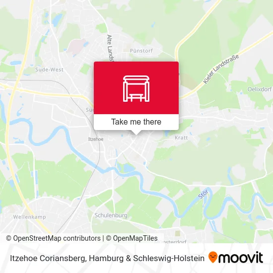 Карта Itzehoe Coriansberg