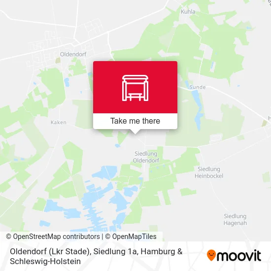 Карта Oldendorf (Lkr Stade), Siedlung 1a