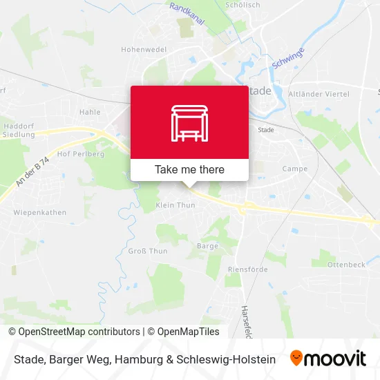 Карта Stade, Barger Weg