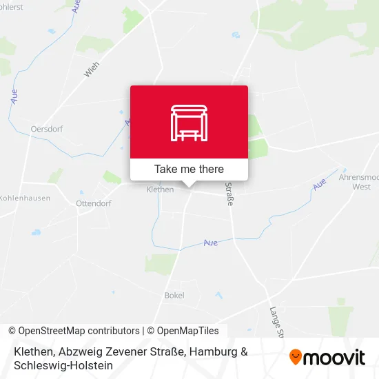 Карта Klethen, Abzweig Zevener Straße