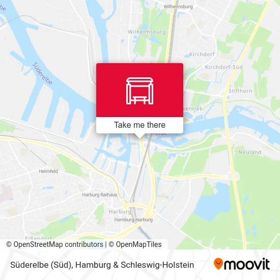 Карта Süderelbe