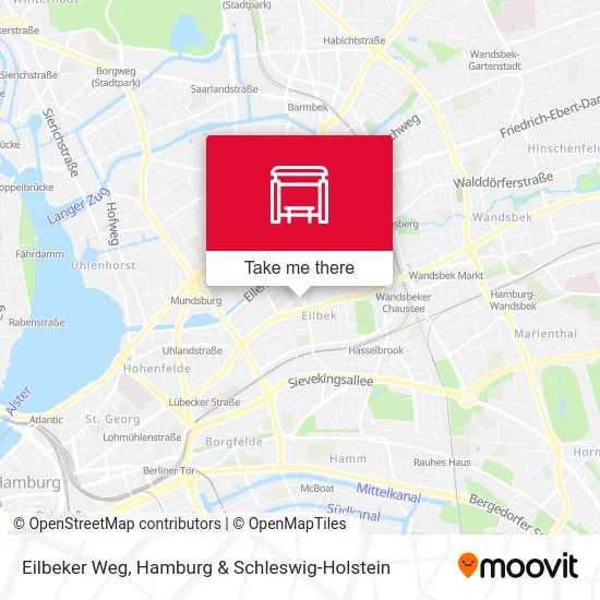 Карта Eilbeker Weg