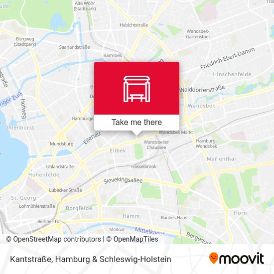 Карта Kantstraße