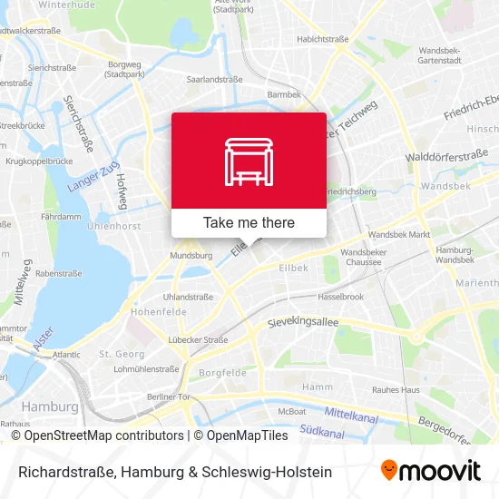 Карта Richardstraße