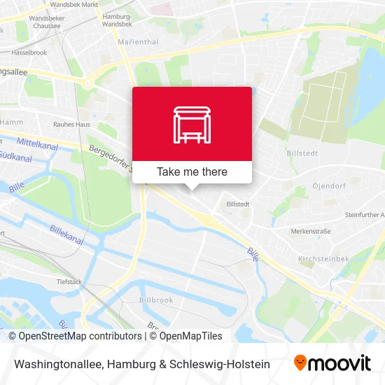 Карта Washingtonallee