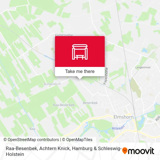 Raa-Besenbek, Achtern Knick map