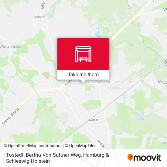 Карта Tostedt, Bertha-Von-Suttner Weg