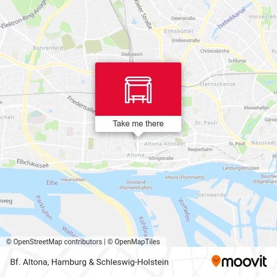 Карта Bf. Altona