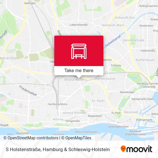 Карта S Holstenstraße