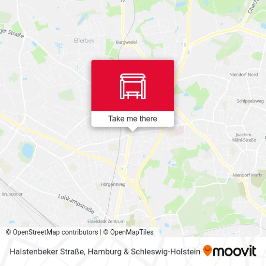 Карта Halstenbeker Straße