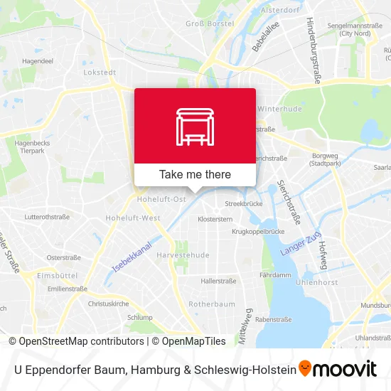 Карта U Eppendorfer Baum