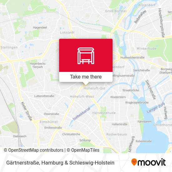 Карта Gärtnerstraße