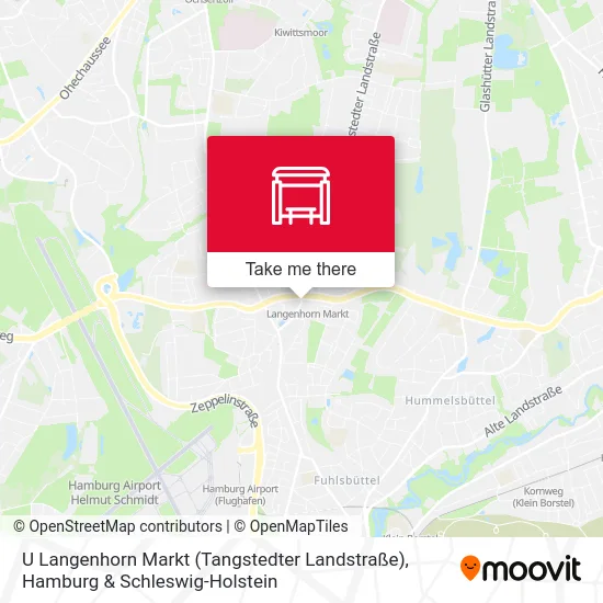 Карта U Langenhorn Markt (Tangstedter Landstraße)
