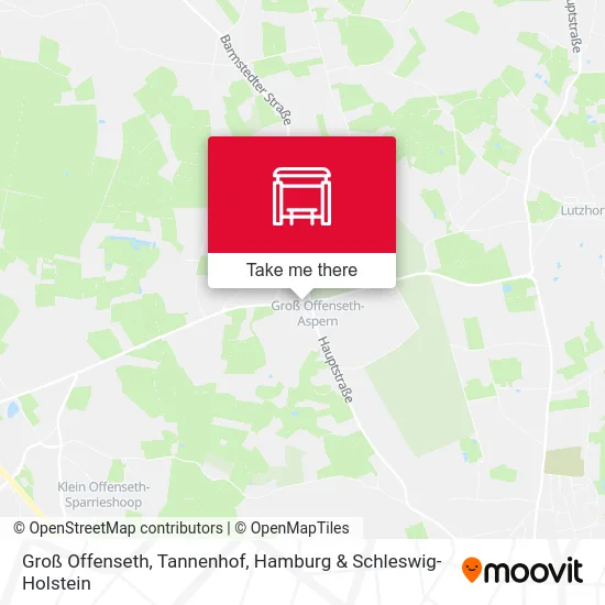 Карта Groß Offenseth, Tannenhof