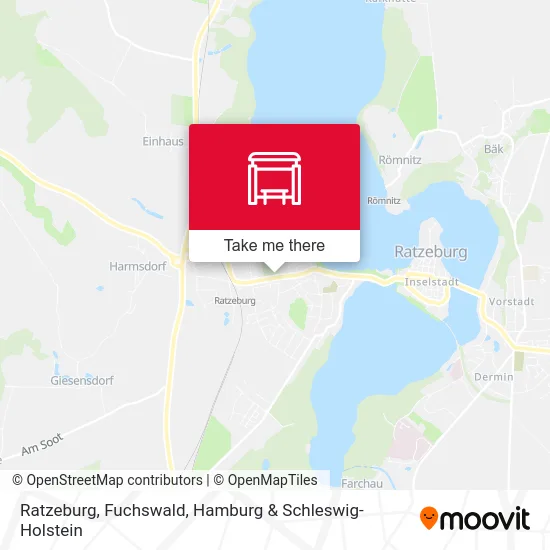 Ratzeburg, Fuchswald map