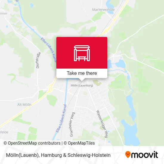 Карта Mölln(Lauenb)