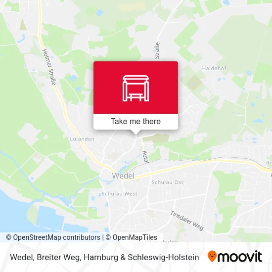 Карта Wedel, Breiter Weg