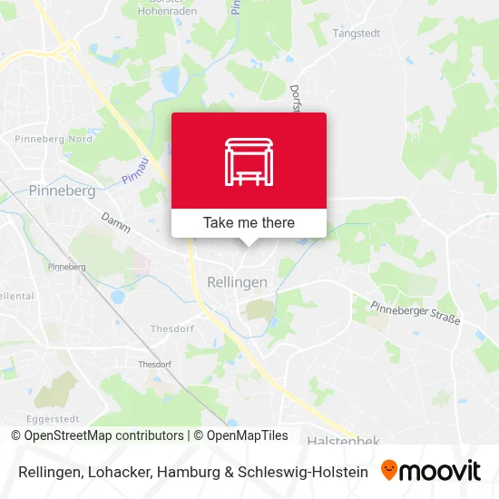 Rellingen, Lohacker map
