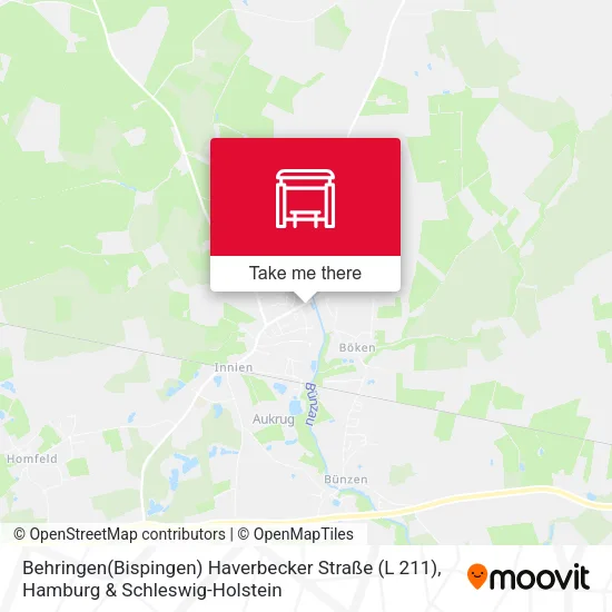 Карта Behringen(Bispingen) Haverbecker Straße (L 211)
