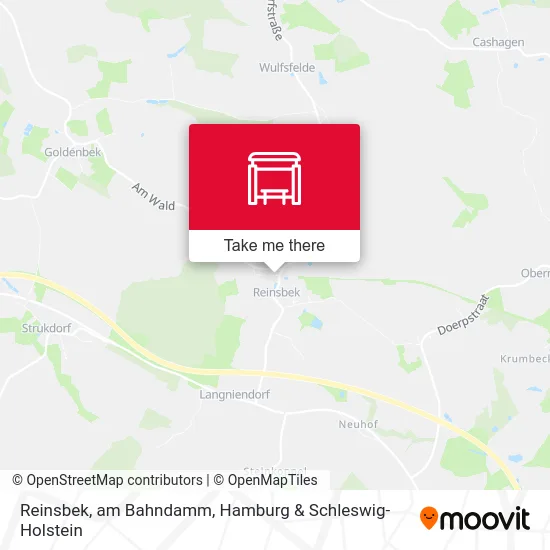 Карта Reinsbek, am Bahndamm