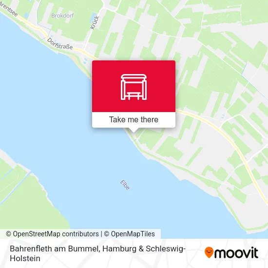 Карта Bahrenfleth am Bummel