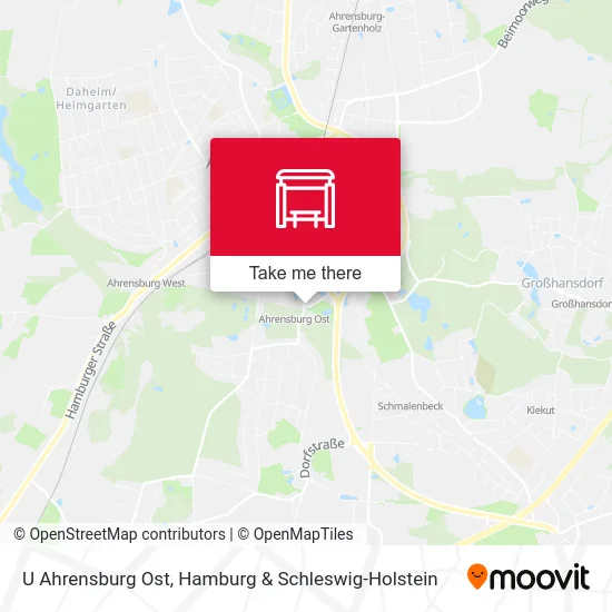 Карта U Ahrensburg Ost