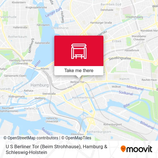 Карта U S Berliner Tor (Beim Strohhause)