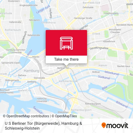 Карта U S Berliner Tor (Bürgerweide)